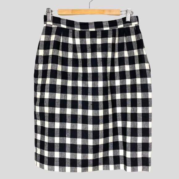 Vintage Anne Klein Linen Skirt - Picture 2 of 4